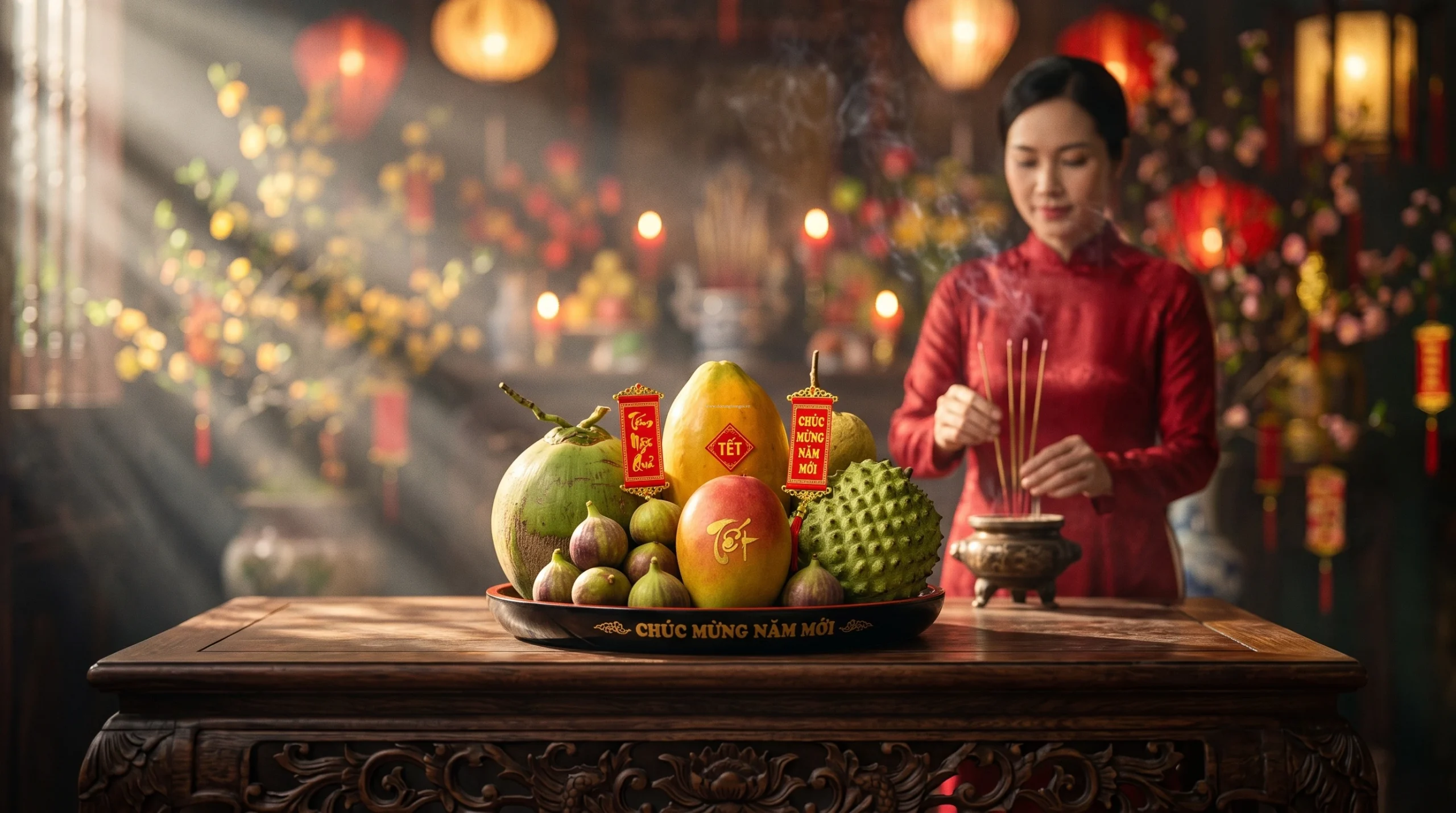 Danh sách các loại trái cây mâm ngũ quả miền Nam và miền Trung chuẩn phong thủy vùng miền.