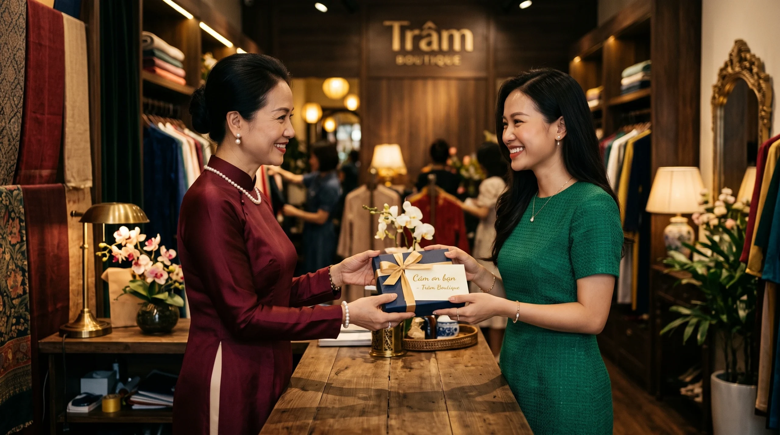 Mẫu tin nhắn cảm ơn khách hàng đã mua hàng giúp xây dựng tệp khách hàng trung thành.