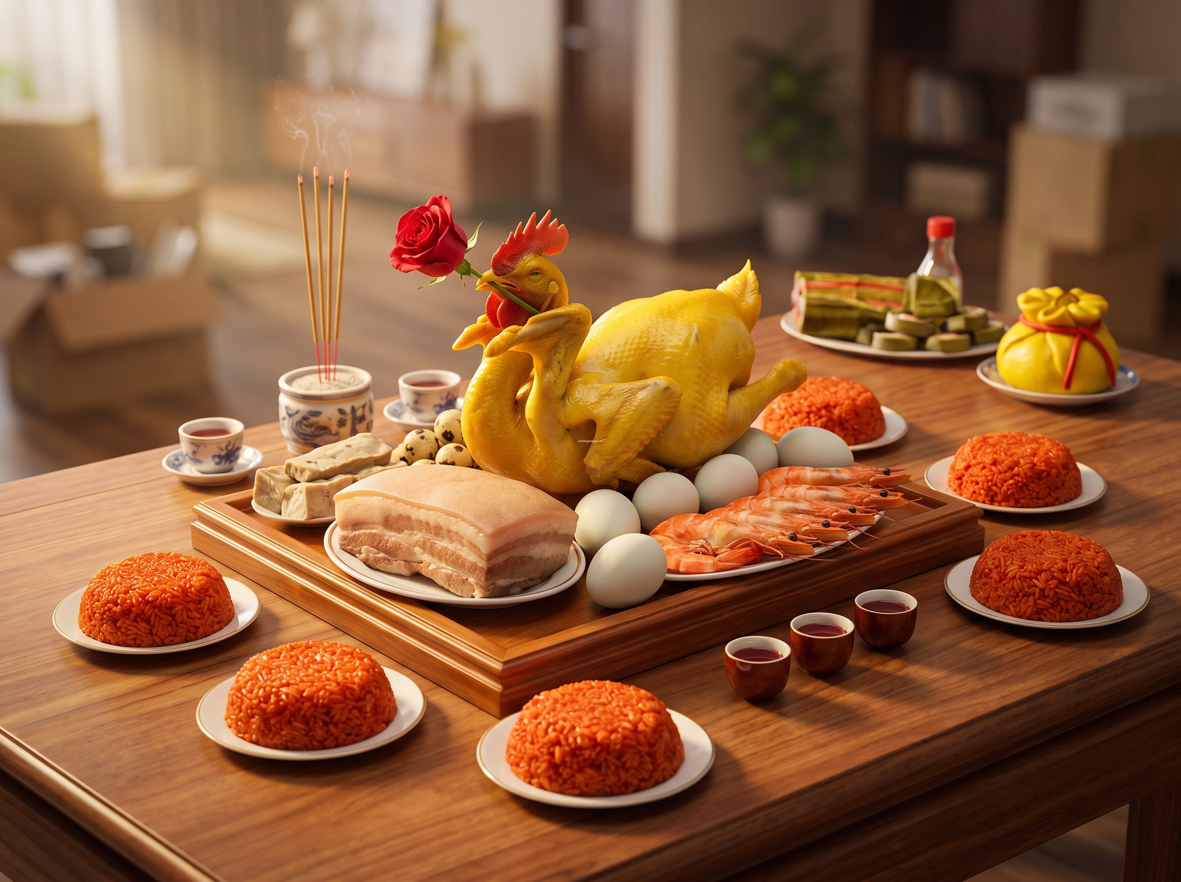 Hướng Dẫn Cúng Về Nhà Mới (Nhập Trạch) Chuẩn Phong Thủy 2026 5 Chủ nhà thành tâm đọc bài văn khấn cúng nhà mới bái cúng thần linh thổ công và gia tiên.