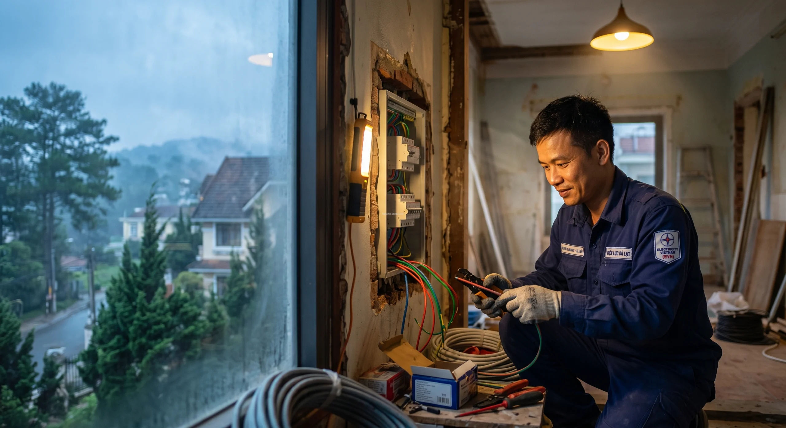 Dịch vụ sửa chữa điện nước thay đường ống nước và đi lại hệ thống điện ngầm an toàn tại Đà Lạt