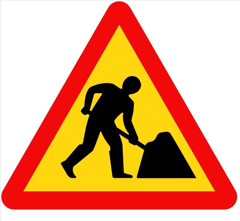 Biển báo công trường thi công nguy hiểm