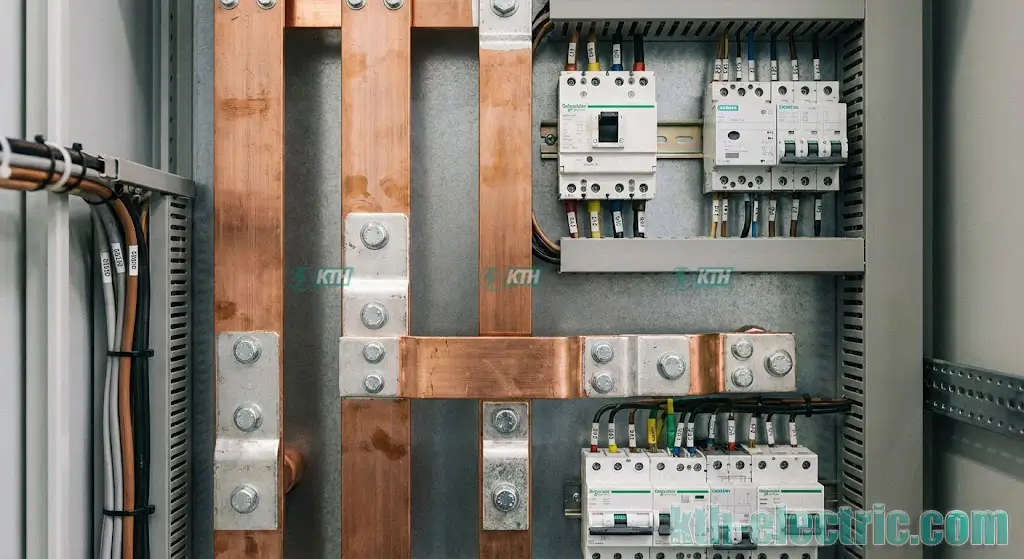 Show sản phẩm tủ điện/thanh cái (sản phẩm chủ đạo của KTH Electric).