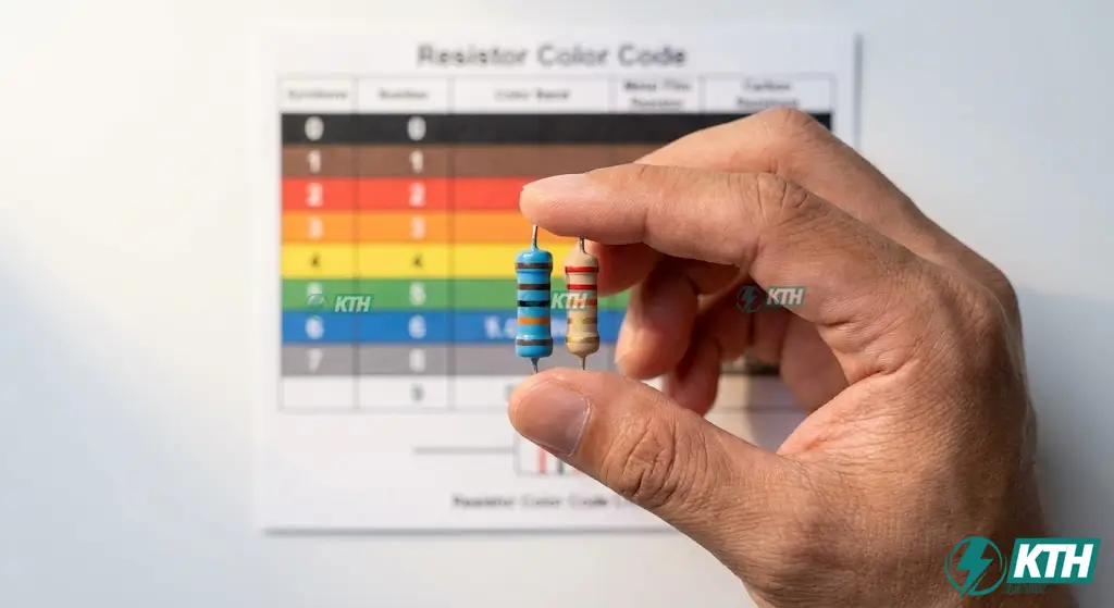 Hướng dẫn cách đọc vòng màu điện trở 4 vạch và 5 vạch chuẩn quốc tế 2024.