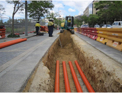 Quy Trình Thi Công Cáp Điện Ngầm: 5 Bước Chuẩn TCVN & An Toàn 2 đào mương cáp ngầm