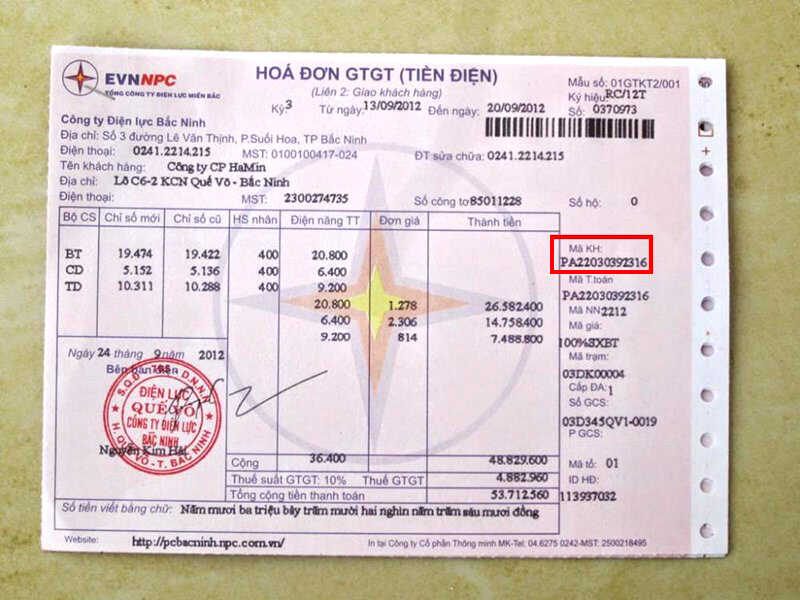 cách tính tiền phạt cos phi