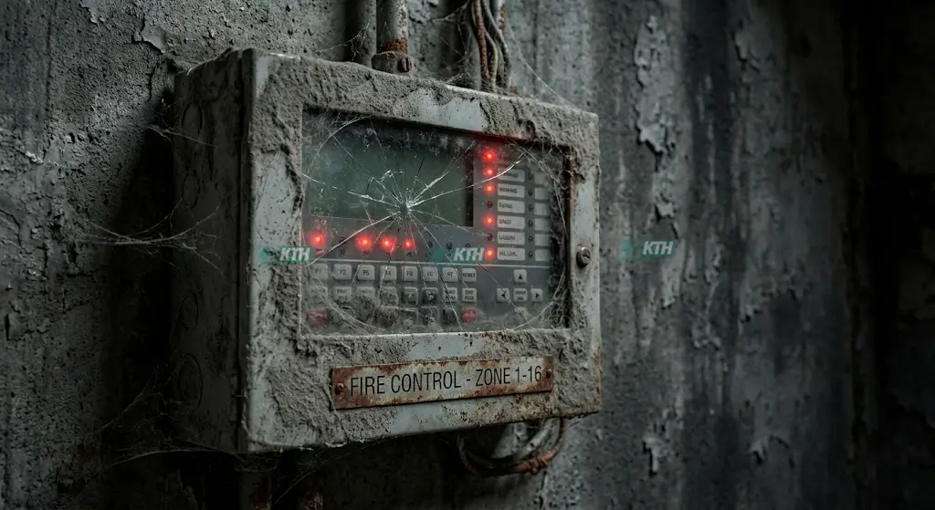 Hệ thống báo cháy trung tâm bị lỗi và không được bảo trì định kỳ - Vi phạm điều 44 Nghị định 144.