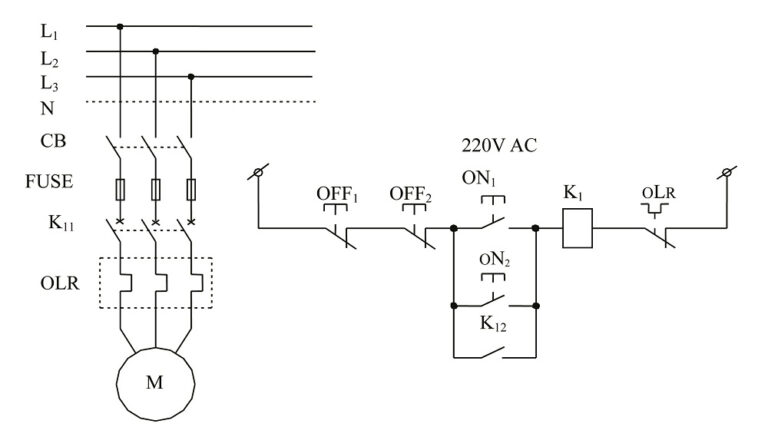 Mạch điều khiển động cơ từ 2 vị trí