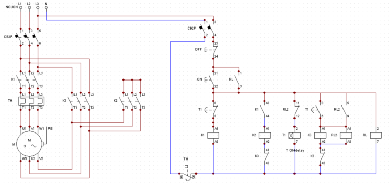 Mạch khởi động sao - tam giác (Star-Delta)