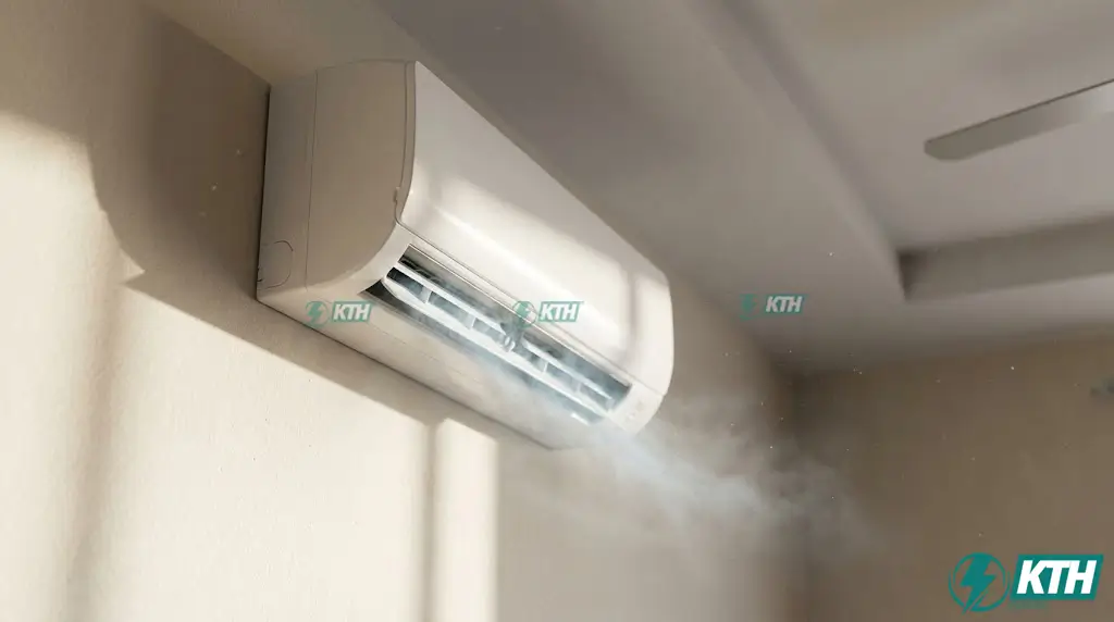 Máy lạnh điều hòa nhiệt độ treo tường cần tính toán dòng khởi động khi chọn aptomat để tránh bị nhảy át liên tục.