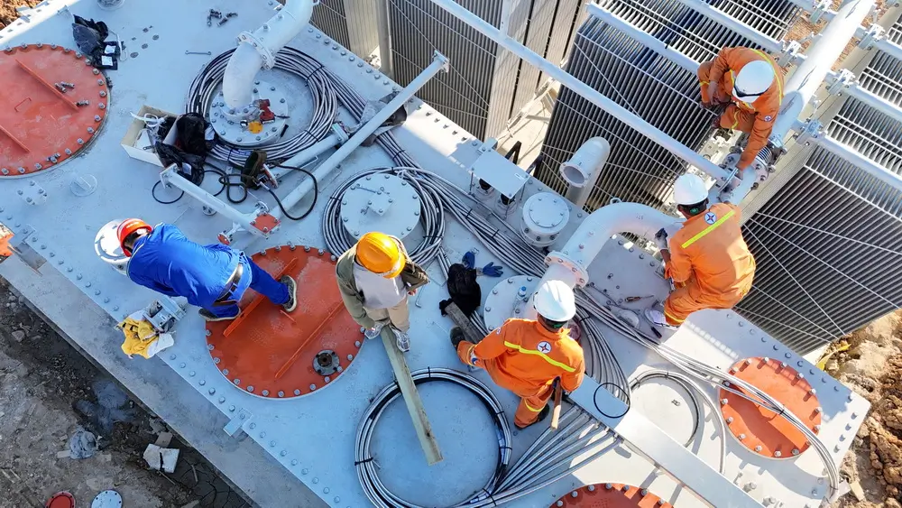 Đóng Điện Kháng Bù Ngang 500kV Thanh Hóa: Bước Tiến An Toàn Lưới Điện 4 Đóng điện kháng bù ngang Trạm biến áp 500kV Thanh Hóa