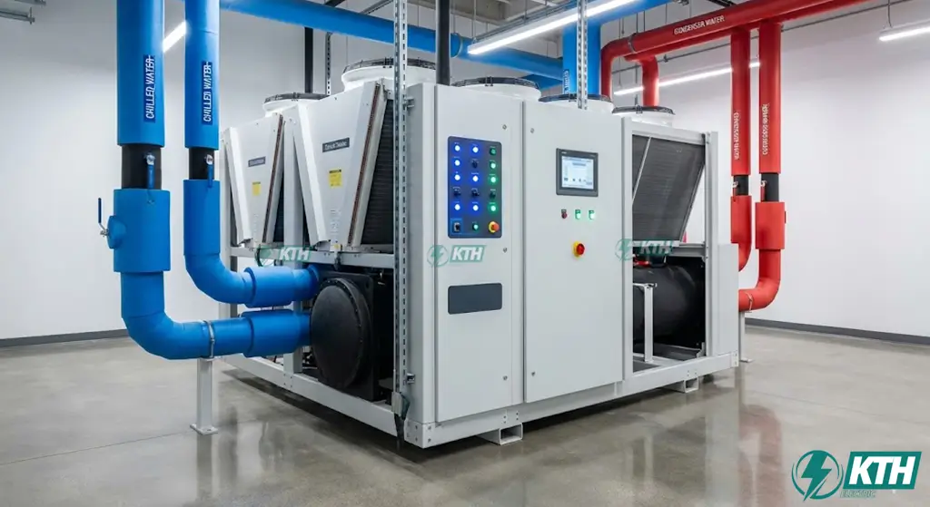 Nhà Thầu HVAC: Tổng Hợp Kiến Thức & Tiêu Chí Lựa Chọn 2026 5 Hệ thống Water Cooled Chiller hiện đại - "Trái tim" làm lạnh của các tòa nhà và nhà máy quy mô lớn.