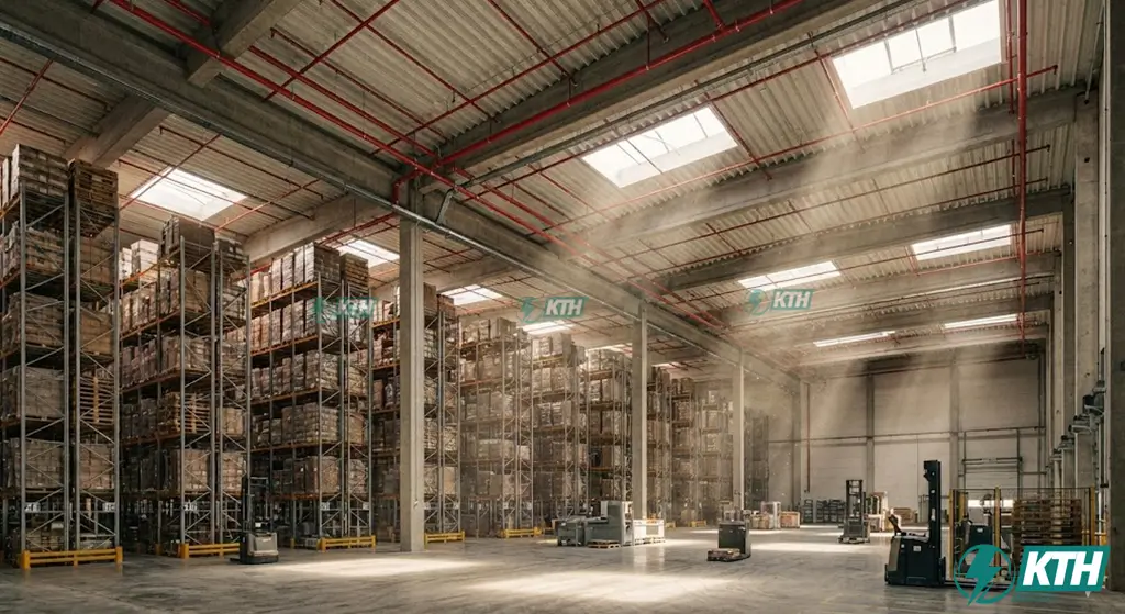 Hệ thống đường ống phòng cháy chữa cháy nhà xưởng công nghiệp nguy cơ cháy cao nhóm OH3 lắp đặt theo tiêu chuẩn