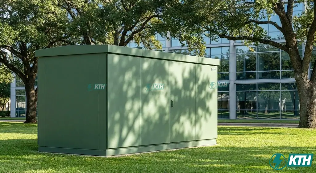 Mẫu trạm biến áp Kiosk hợp bộ thiết kế nhỏ gọn, thẩm mỹ cao lắp đặt tại khu đô thị và chung cư.