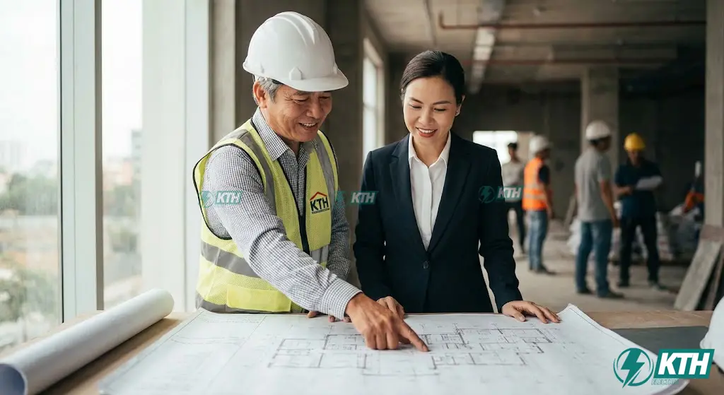 Kỹ sư KTH Electric tư vấn quy trình hợp thức hóa nhà đất và điều chỉnh giấy phép xây dựng để tránh bị phạt.
